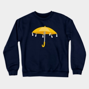 Weathering with you yellow umbrella anime Crewneck Sweatshirt